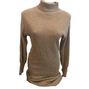 Dynamite Brown/Tan Long Sleeve Sweater Dress